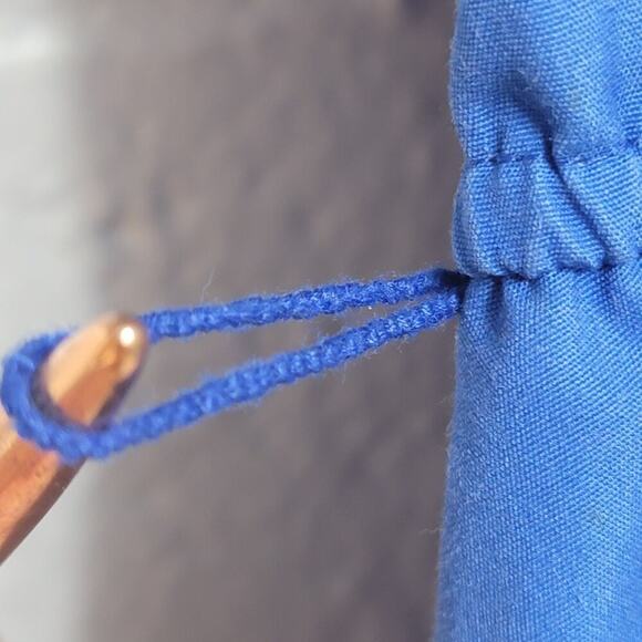 VTG Blue Dress - Picture 7 of 9